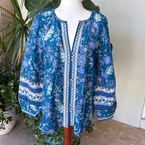 Sundance blue Arvilla blouse - Size S
